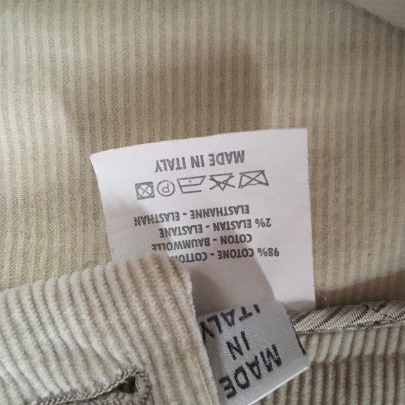 Gunex Italy baby Corduroy cropped boot pants, size 6 - Picture 11 of 12